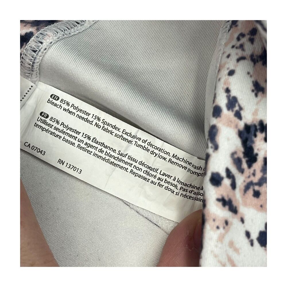 The Balance Collection Leggings Women's Medium Multi Speckle Tie Dye High-Waist - Picture 7 of 7